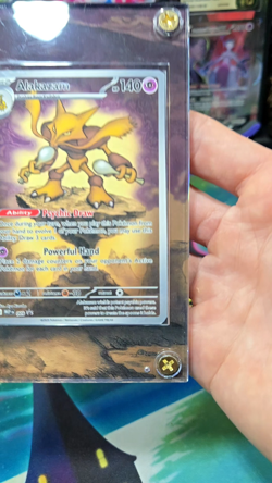 Pokemon Alakazam 009 Promo Mega Evolution Extended Art Custom Case - Image 2