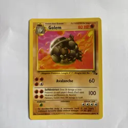 Pokemon TCG Golem Fossil 36/62 Regular LP. - Image 1