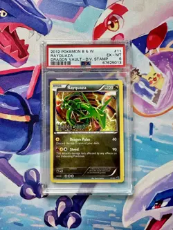 Pokemon TCG - Dragon Vault Stamped - Rayquaza 11/20 Black & White - PSA 6 - Image 1