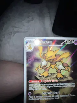Pokemon TCG - Alakazam - Mega Evolutions 009 - Black Star Promo - Image 3