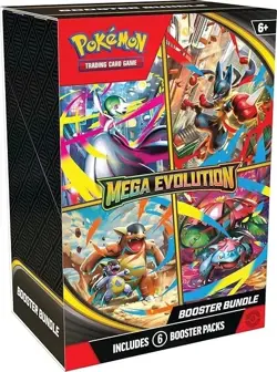 Pokemon TCG Mega Evolution Booster Bundle Sealed 6 Packs Brand New - Image 1