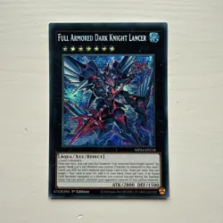 Yugioh MP24-EN118 - Full Armored Dark Knight Lancer - Secret Rare - Image 1