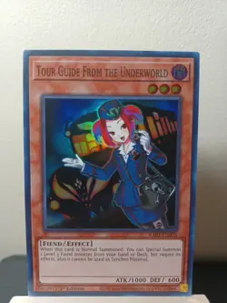 YuGiOh! - Tour Guide From The Underworld - 1st Edition Super Rare RA01-EN005 NM - Image 1