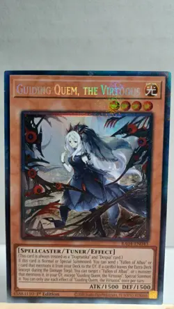 Guiding Quem, The Virtuous 1st Edition [LP] - Yu-Gi-Oh! RA04 [Collector's Rare] - Image 1