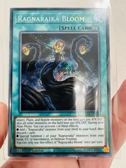 Yugioh! 1x Ragnaraika Bloom LEDE-EN058 Secret Rare 1st Ed NM - Image 1
