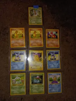 Pokemon SHADOWLESS ONLY Vintage Card Lot - 10 Cards - Image 1