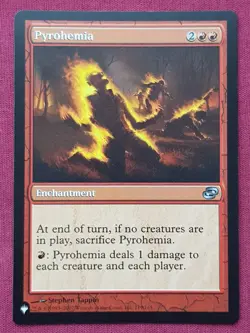 Magic The Gathering THE LIST - PLANAR CHAOS PYROHEMIA red card MTG - Image 1