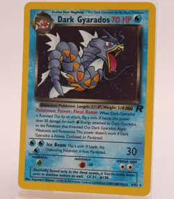 Dark Gyarados 8/82 (99-2000) Team Rocket Set Holo Rare Pokemon Card - Image 1