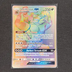 Incineroar GX - 147/145 - Secret Rare - Guardians Rising - Pokemon Card - NM/M - Image 1