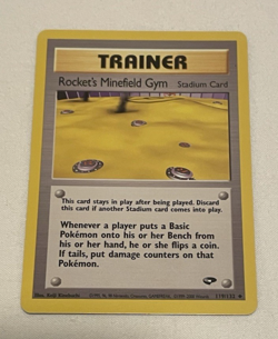 1x Rocket's Minefield Gym - 119/132 - Gym Challenge - Pokemon Card - LP - Image 1