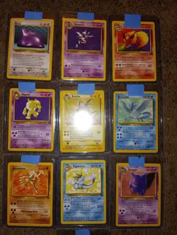 Pokemon Vintage Card Lot - 9 Assorted Cards - Image 1