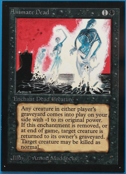 Animate Dead Collectors' Edition PLD Black Uncommon CARD (500817) ABUGames - Image 1