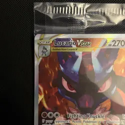 Lucario VSTAR Promo SWSH291 Crown Zenith ETB Pokemon Card English - SEALED - Image 5