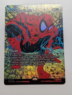 MTG Arachnogenesis (Borderless) FOIL Marvel Spiderman Mythic #31 NM - Image 3