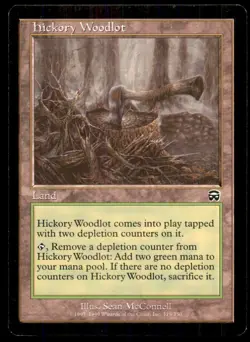 MTG Hickory Woodlot LP Light Play Mercadian Masques [4370] - Image 1
