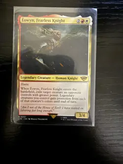 Eowyn, Fearless Knight MTG Lord of the Rings Commander Rare 201 NM - Image 1