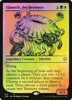 Gluntch, the Bestower FOIL SHOWCASE - 422 - Rare - Commander Legends CLB MTG - Image 1
