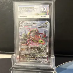 Pokemon TCG Rayquaza VMAX Evolving Skies Alternative Art #218 Ace 10 Gem Mint - Image 2