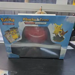Sealed Pokemon Pikachu & Eevee Poke Ball Collection Box 5x Packs 2018 - Image 2