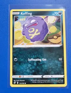 Pokemon TCG Rebel Clash: Koffing (112/192) - Common - Near Mint - Image 1