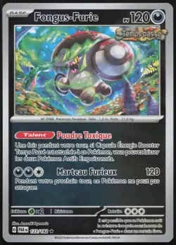 Carte Pokemon Fongus-Furie 123/182 Reverse Faille Paradoxe Francais - Image 1
