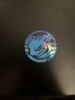 Blastoise Blue Pokemon TCG Flipping Coin - Image 1