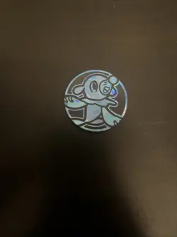 Popplio Blue Cracked Ice Pokemon TCG Flipping Coin - Image 1