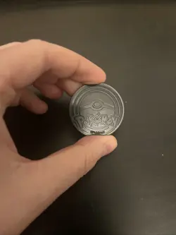 Popplio Blue Cracked Ice Pokemon TCG Flipping Coin - Image 3