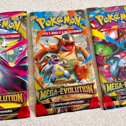ARTSET 4 BOOSTER DE 10 CARTES POKEMON MEGA EVOLUTION ME01 FR NEUF SCELLES - Image 4