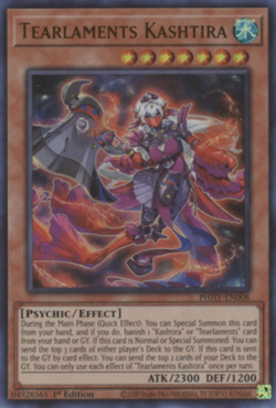 Yugioh! Tearlaments Kashtira - PHHY-EN008 - Ultra Rare - 1st Edition Near Mint, - Image 1
