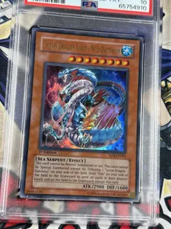 Yugioh PSA 10 Ocean Dragon Lord Neo Daedalus SD4-EN001 Corrected Text Ultra Rare - Image 4