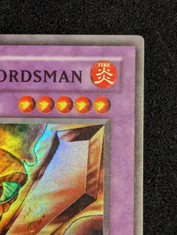 Flame Swordsman. LOB-003. Super Rare. Unlimited Edition. Yu-Gi-Oh! - Image 3