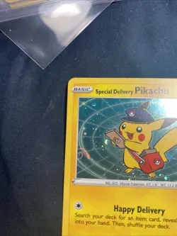 Special Delivery Pikachu SWSH074 Promo Cards Holo W/ Very Nice Swirl - Image 3