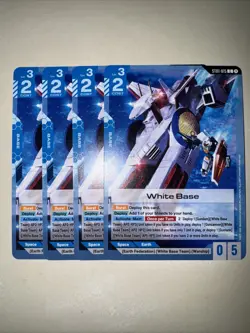ST01-015 White Base Gundam Card Game C X4 Playset TCG CCG English Starter Deck - Image 1