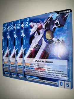 ST01-015 White Base Gundam Card Game C X4 Playset TCG CCG English Starter Deck - Image 3