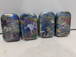 Pokemon Galar Pals Sword and Shield Cards - 4 Sealed Tins - Image 1