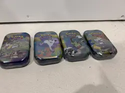Pokemon Galar Pals Sword and Shield Cards - 4 Sealed Tins - Image 2