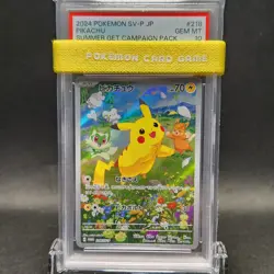 PSA 10 Pikachu 218/SV-P 2024 Summer Get Promo pack Pokemon Card Japanese Rare - Image 3