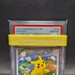 PSA 10 Pikachu 218/SV-P 2024 Summer Get Promo pack Pokemon Card Japanese Rare - Image 4