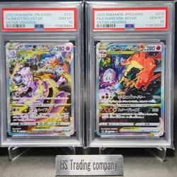 PSA10 Charizard 212/172 Mewtwo 221/172 SAR VSTAR Universe Pokemon Card Japanese - Image 2