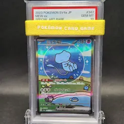 PSA 10 Mew 347/190 SAR Shiny Treasure ex Japanese Pokemon card GEM MINT GM S - Image 3