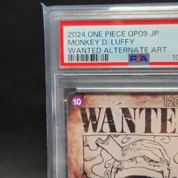 PSA 10 Luffy OP09-119 Wanted Emperors in the New World ONE PIECE Card Japanese - Image 5