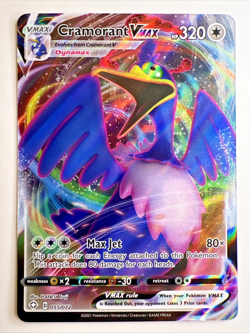 Cramorant VMAX 55/72 Full Art Ultra Rare Shining Fates Pokemon Card NM - Image 1