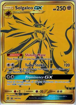 Solgaleo GX SM104a SM Promos - Pokemon Card - NM - Image 1
