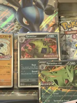 New Pokemon Lucario Ex Tyranitar Ex Collection Prismatic Evolutions Card Set - Image 4