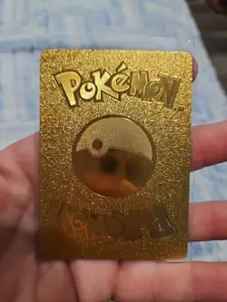 Victini Vmax Gold Foil Fan Art Vinyl Textured Collector Pokemon Card - Image 2
