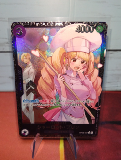 Charlotte Pudding OP08-067 Flagship Battle Best 8 Prize ONE PIECE Card Japanese - Image 1
