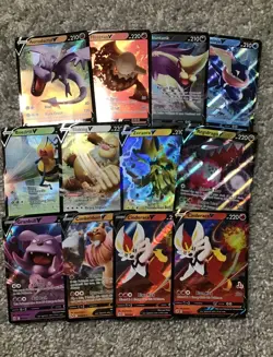Pokemon V Card Lot Of 12 - Image 1