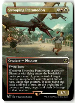MTG - Swooping Pteranodon (Borderless) 19 Regular NM Universes Beyond: Jurassic - Image 1