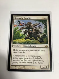 MTG Magic the Gathering Kinsbaile Cavalier FOIL Rare Morningtide 15/150 M/NM - Image 1